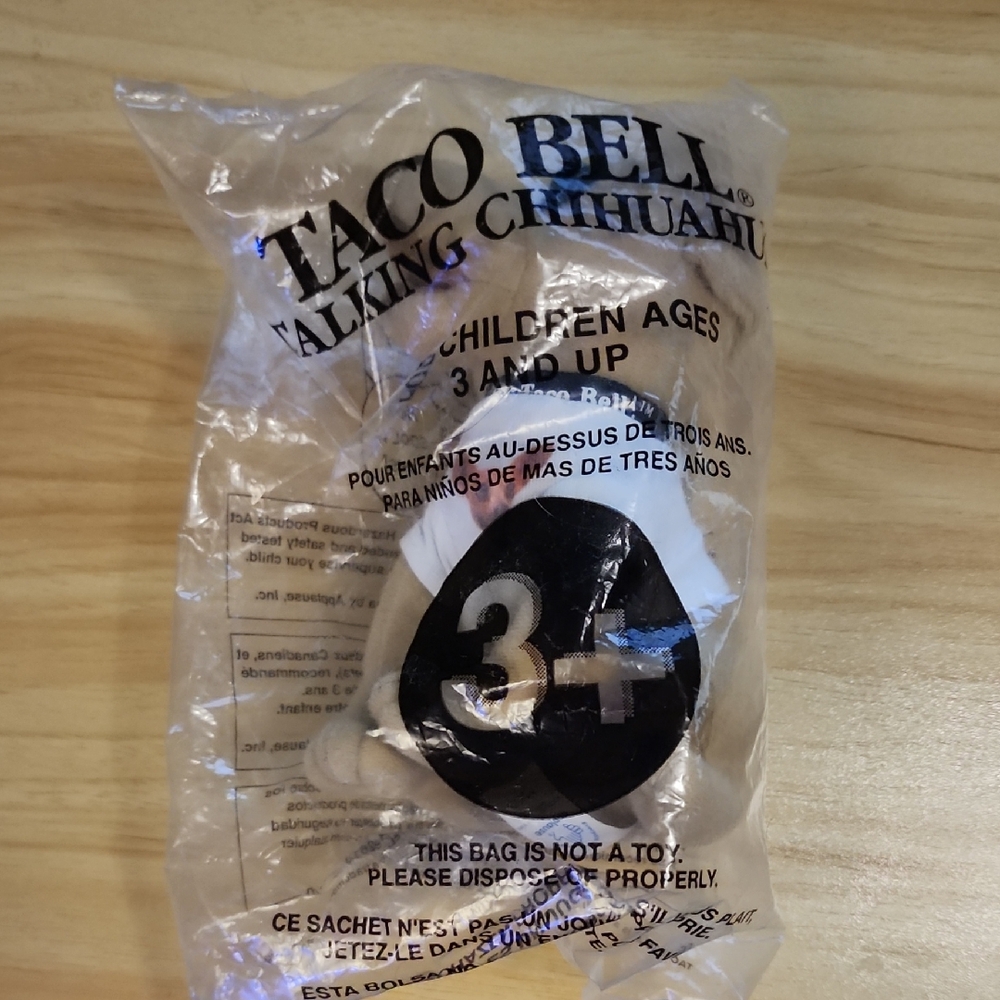 Taco Bell Talking Chihuahua Toy